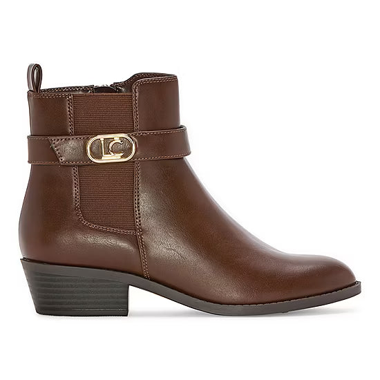 Liz Claiborne Womens Roff Flat Heel Chelsea Boots