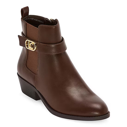 Liz Claiborne Womens Roff Flat Heel Chelsea Boots